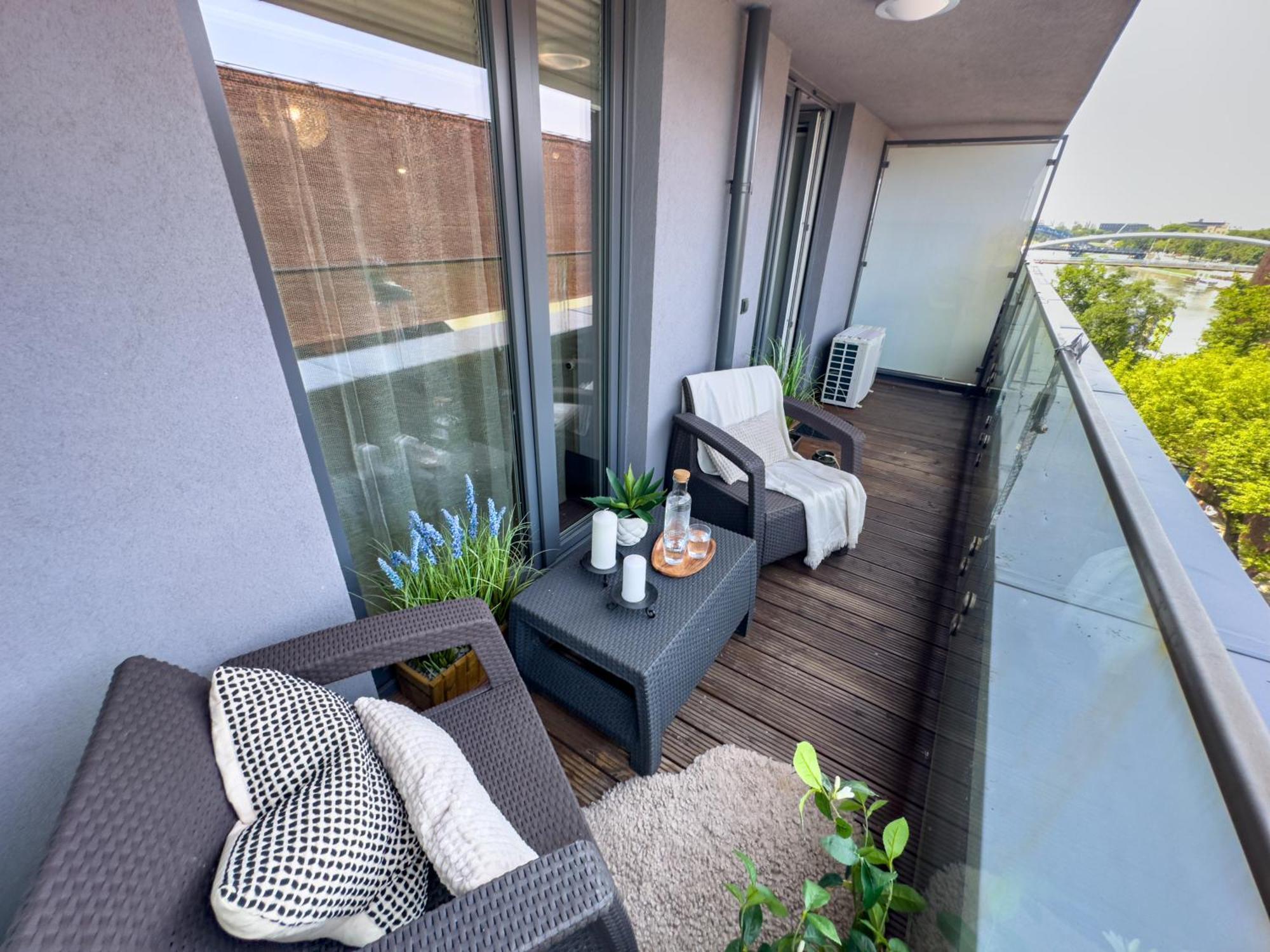 Nadwislanska Przystan Apartament Z Widokiem Na Wisle Cracovia Exterior foto